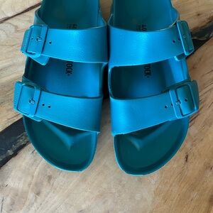 Birkenstock Women’s Turquoise Arizona Sandals